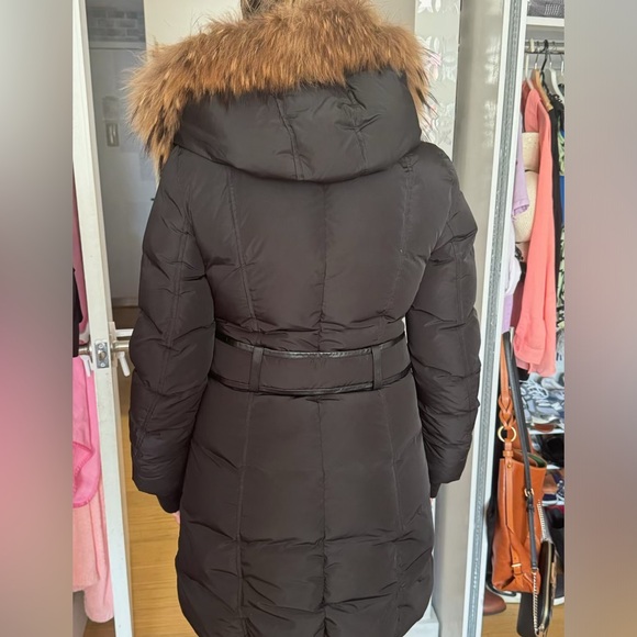 Authentic Mackage Women’s Winter Coat Medium with Leather and Fur Detailing - Picture 7 of 12
